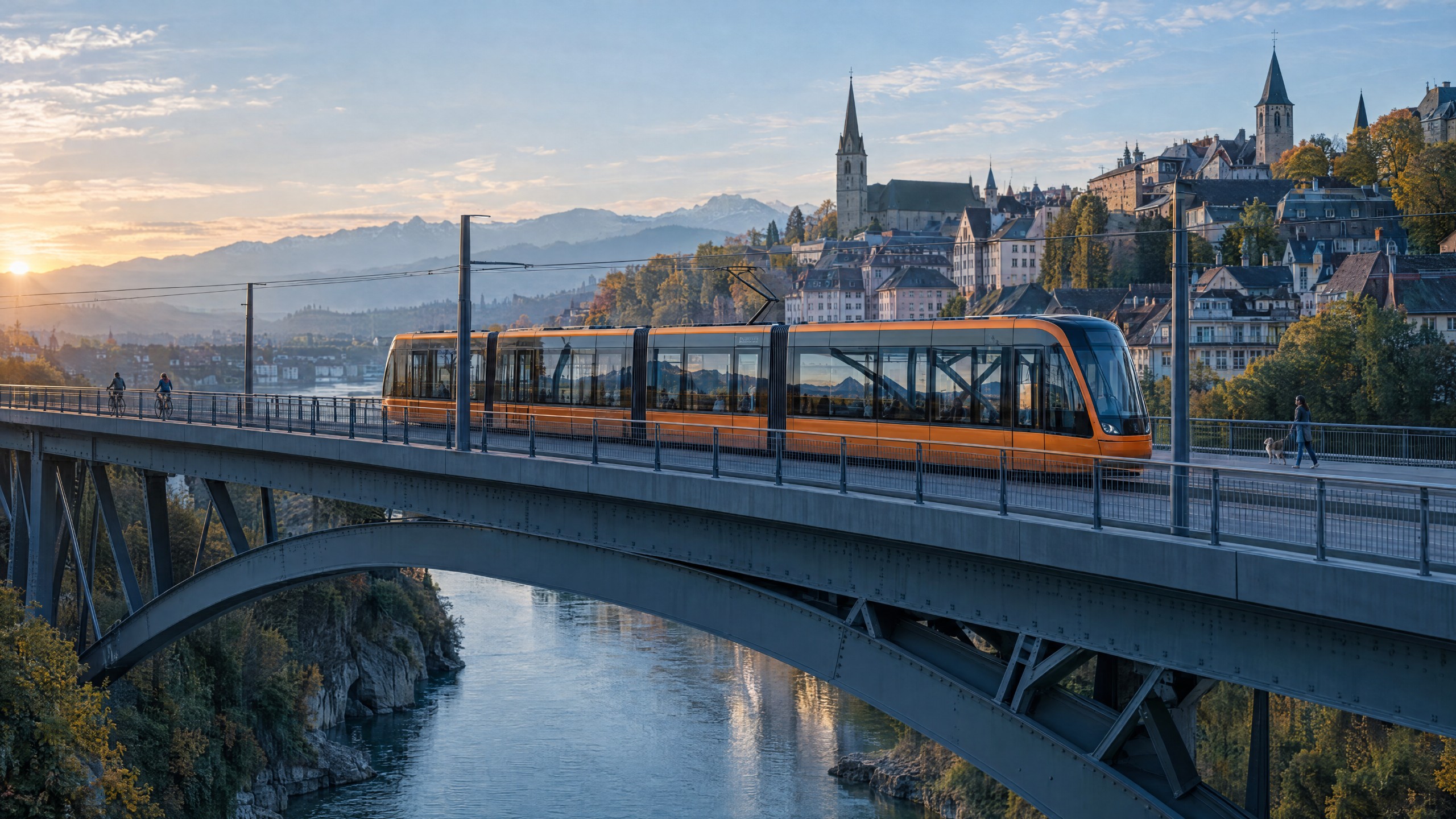 Kleines Werk, große Fahrzeuge.