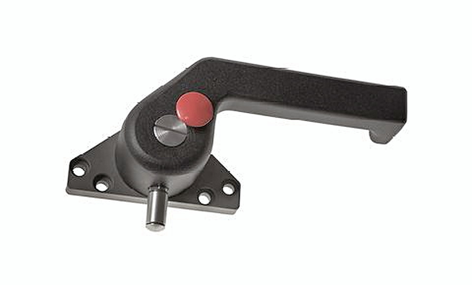 Druckdichter Griff mit Edelstahlunterlage