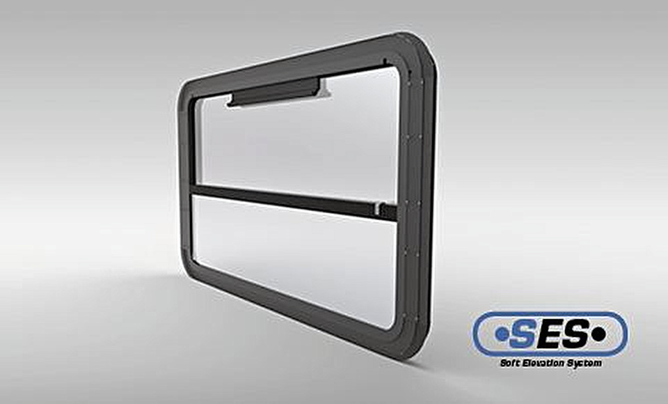 Übersetzfenster mit Soft Elevation System (SES)